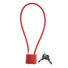 REGAL CABLE LOCK RED WITH 2 KEYS