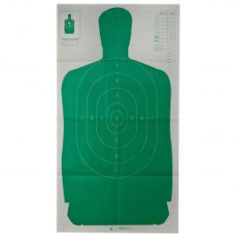CHAMPION TARGETS B-27 GREEN LE SILHOUETTE CASE 60