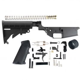 DPMS LR308 COMPLETE LOWER WITH STOCK GRAPHITE BLAC