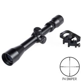 2-7X32 RIFLESCOPE P4 RETICLE WITH RINGS