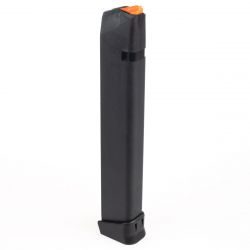 GLOCK 33RD 9MM MAGAZINE GEN 5 ORANGE FOLLOWER