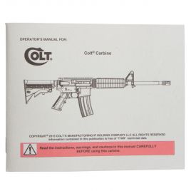 COLT CARBINE OPERATORS MANUAL