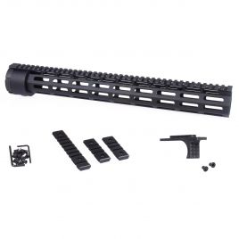 AR 308 HANDGUARD MLOK BK 16.5" FREE ALUM HANDSTOP
