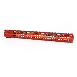 AR 308 HANDGUARD KEYMOD RED 19.25IN THREE ROWS