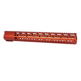 AR 308 HANDGUARD M-LOK RED 16.5IN THREE ROWS