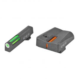 HIVIZ LITEWAVE H3 GLOCK 45 10MM SIGHTS ORANGE GRN