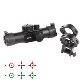 30MM RED & GREEN DOT OPTIC WITH 4 RETICLES