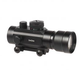 2X42MM RED GREEN DOT WITH 3/8" MOUNT