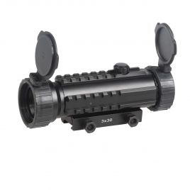 3X30 COMPACT MILDOT SCOPE WITH MOUNT