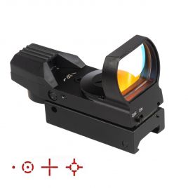 REFLEX SIGHT 4 RETICLES WITH PICATINNY MOUNT