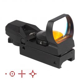 REFLEX SIGHT RED 4 RETICLE PICATINNY MOUNT