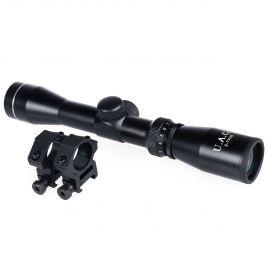 UAG 2-7X32 RIFLESCOPE CROSS PISTOL RET WITH RINGS