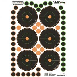 CHAMPION ADHESIVE VISICOLOR® 3IN TARGETS CASE 180