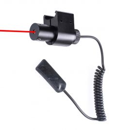 COMPACT RED LASER WITH PICATINNY MOUNT AND REMOTE