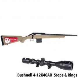 RUGER® AMERICAN® RANCH 5.56 FDE THREADED SCOPE PKG