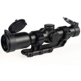1X24 RIFLESCOPE BDC RED ILLUMINATED WITH MOUNT