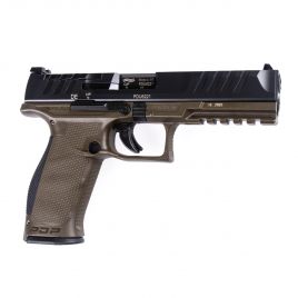 WALTHER PDP FULLSIZE 5INCH 9MM GREEN FRAME