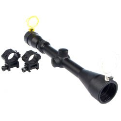 AIM SPORTS 3-9x40 TACTICAL RIFLE SCOPE WITH RINGS
