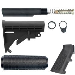AR15 COLLAPSIBLE STOCK WITH PISTOL GRIP & FOREND