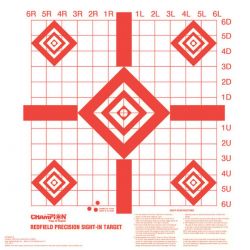 CHAMPION TARGETS REDFIELD SIGHT-IN 10 PACK