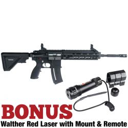 HK 416 22LR RIFLE WITH RED LASER