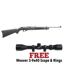 RUGER® 10/22® 22LR STAINLESS SYNTHETIC