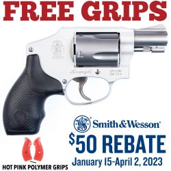 SMITH & WESSON 642-2 38SPL+P AIRWEIGHT 2 GRIPS
