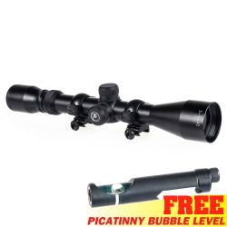 THOMPSON CENTER 3-9X40 SCOPE WITH RINGS