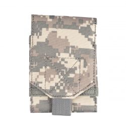 DOUBLE PISTOL MAG POUCH GLOCK 17 19 CAMO MOLLE