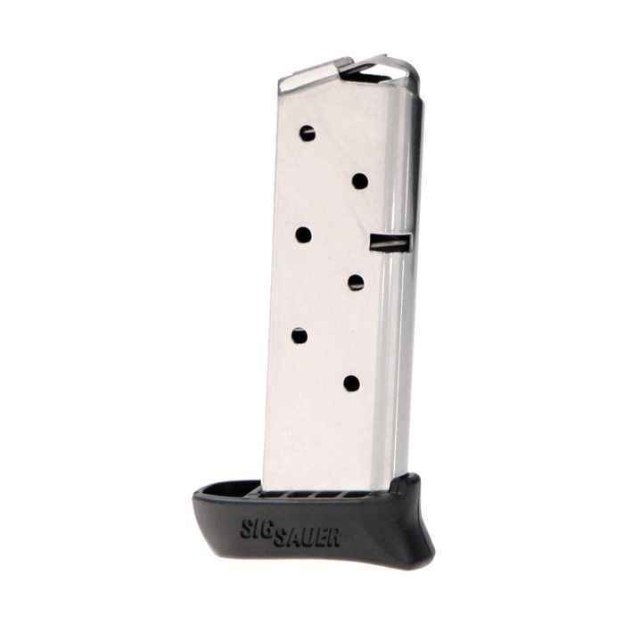 Stainless Finish Fits P238 Legion Details about   Sig Sauer 7Rd 380 ACP Magazine 